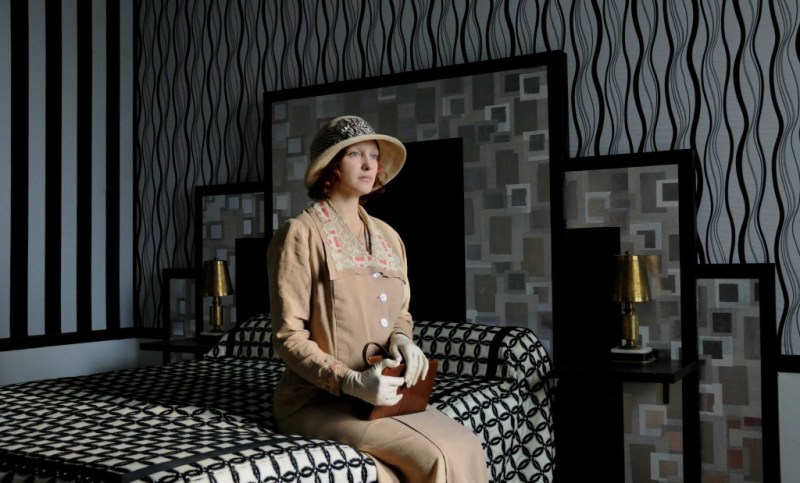 Igor and Coco, bedroom, black and white interiors, monochrome