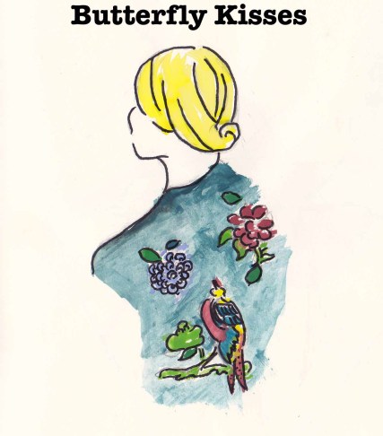 Butterfly Kisses, Fashion Illustration, Carolyn Everitt