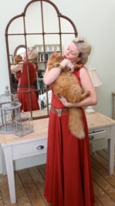 Grace Kelly, red dress