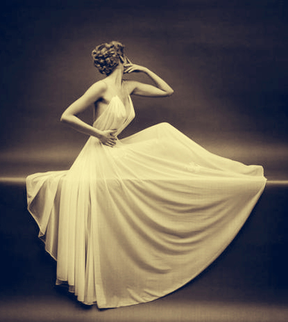 Carmen Dell'Orefice, Mark Shaw, Vanity Fair Lingerie