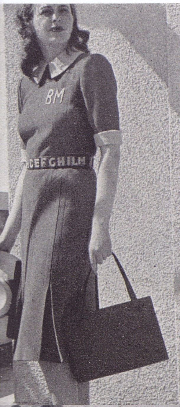 alphabetbelt Alphabet belt, 1930s monograms