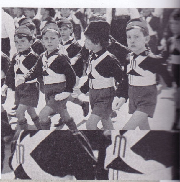 little mussolinis Mussolini, M Initial, belts, Italy 1930s