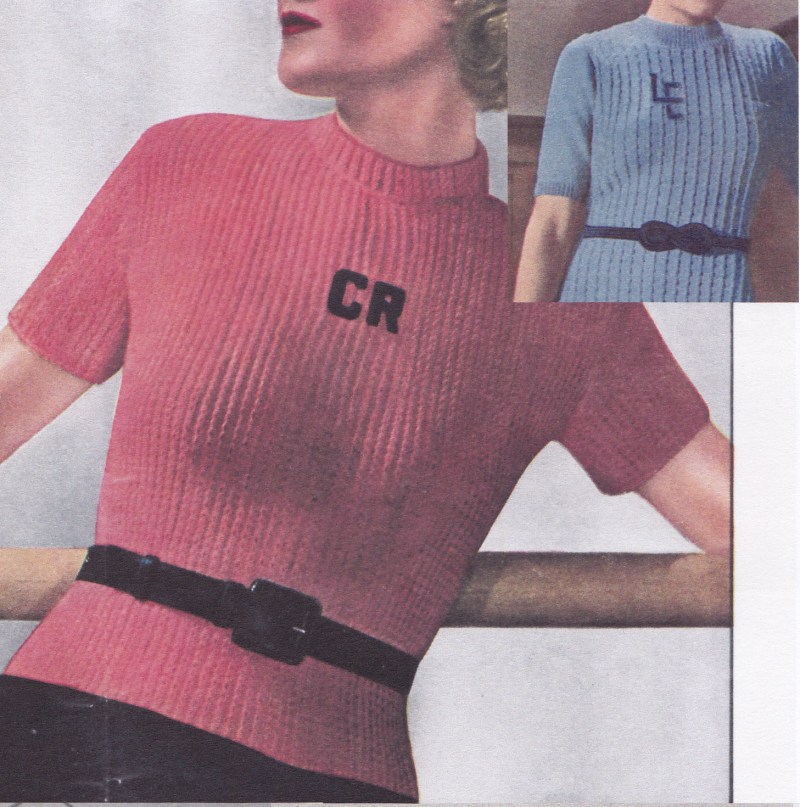 1930s Monogram Jumpers