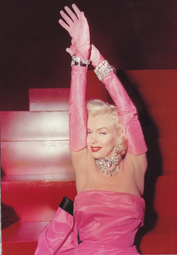 pink William Travilla, Pink Dress, Marilyn Monroe, Gentlemen Prefer Blondes, Diamonds are a Girl's Best Friend