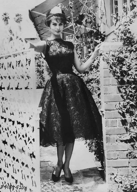 Sophia Loren, Lace Dress, Dolce & Gabanna