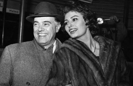 Sophia Loren and Carlo Ponti