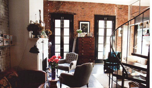 Helena Christensen, sitting room, the selby