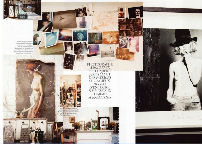 Helena Christensen, at home, the selby