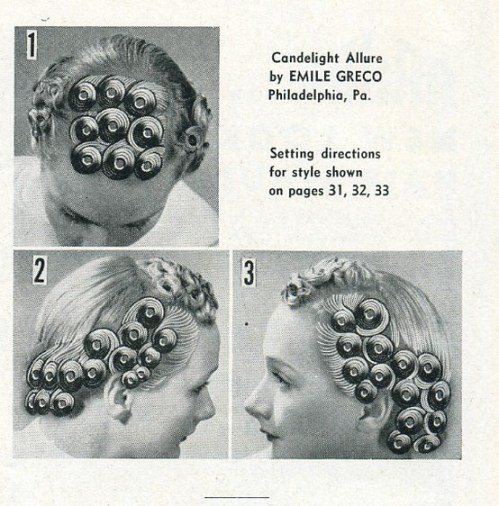 Pin Curl demonstration