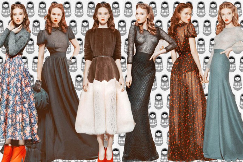 russiandollcollage Ulyana Sergeenko, Autum Winter Collection 2012