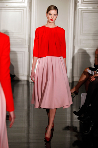 Emilia Wickstead, Red and Pink, Autumn/ Winter 2012