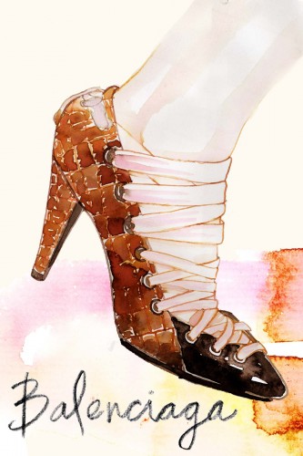 Samantha Hahn, Balenciaga Shoes