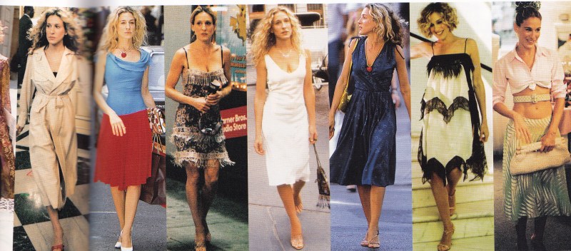 Carrie Bradshaw vintage fashion