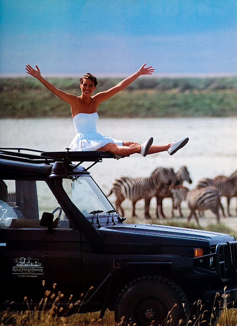 Christy Turlington, Vogue Jan 1992, Arthur Elgort, Africa