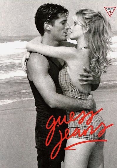 Claudia Schiffer, Guess, 1989, Ellen von Unwerth