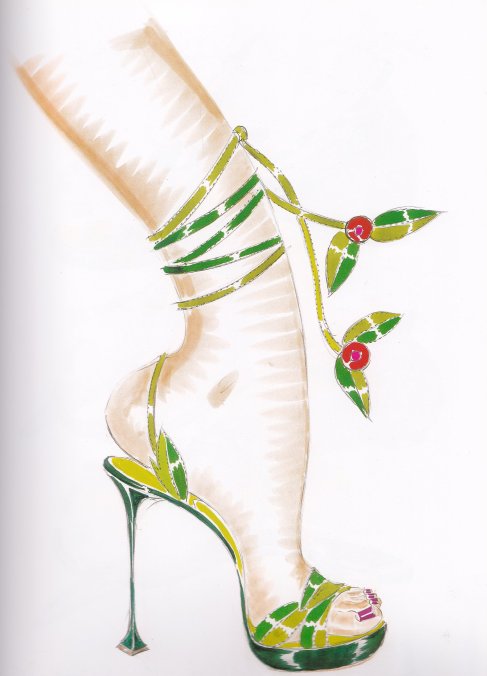 Manolo Blahnik, shoe designs