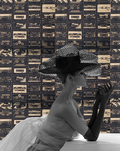 Jean Shrimpton, Cassette Wallpaper, Bodie & Fou