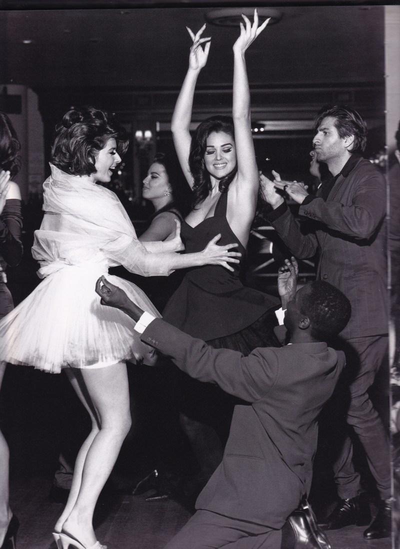 Isabella Rossellini dancing with Monica Bellucci, Dolce & Gabbana, Stephen Meisel