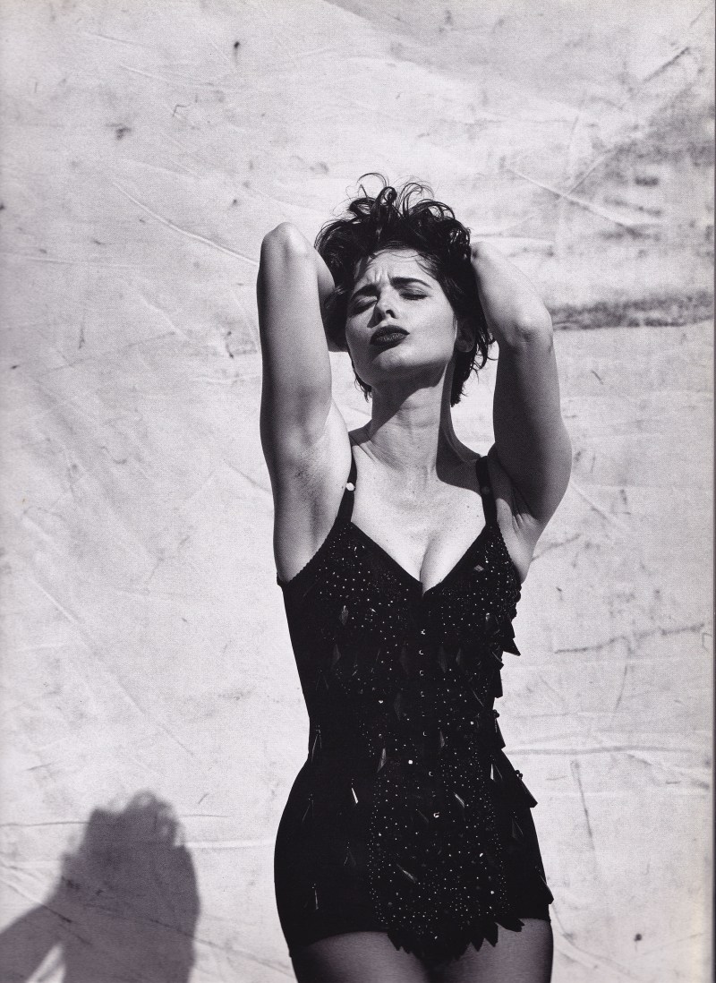 Isabella Rossellini, Dolce & Gabbana, Beaded Corset, Stephen Meisel