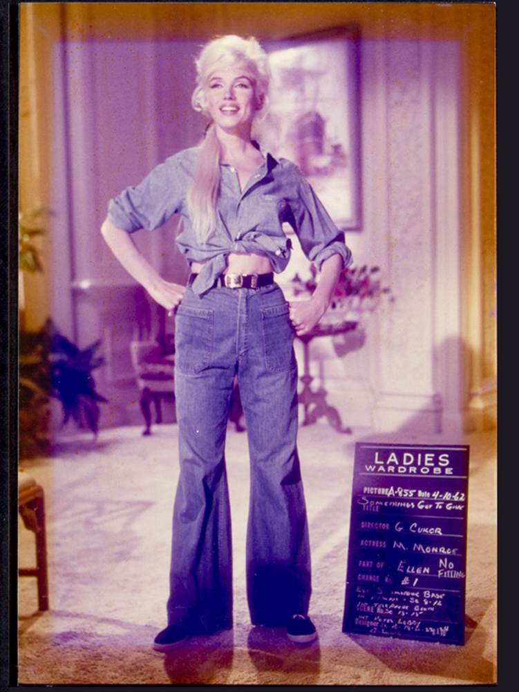 Marilyn Monroe, Whitey Snyder, Something's Gotta Give, denim outfit