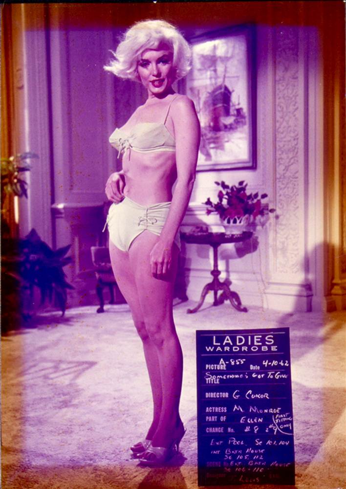 Marilyn Monroe, Whitey Snyder, Something's Gotta Give, white bikini