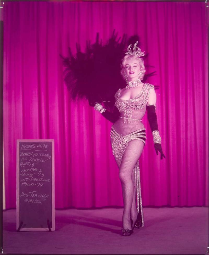 Marilyn Monroe, Whitey Snyder, showgirl costume