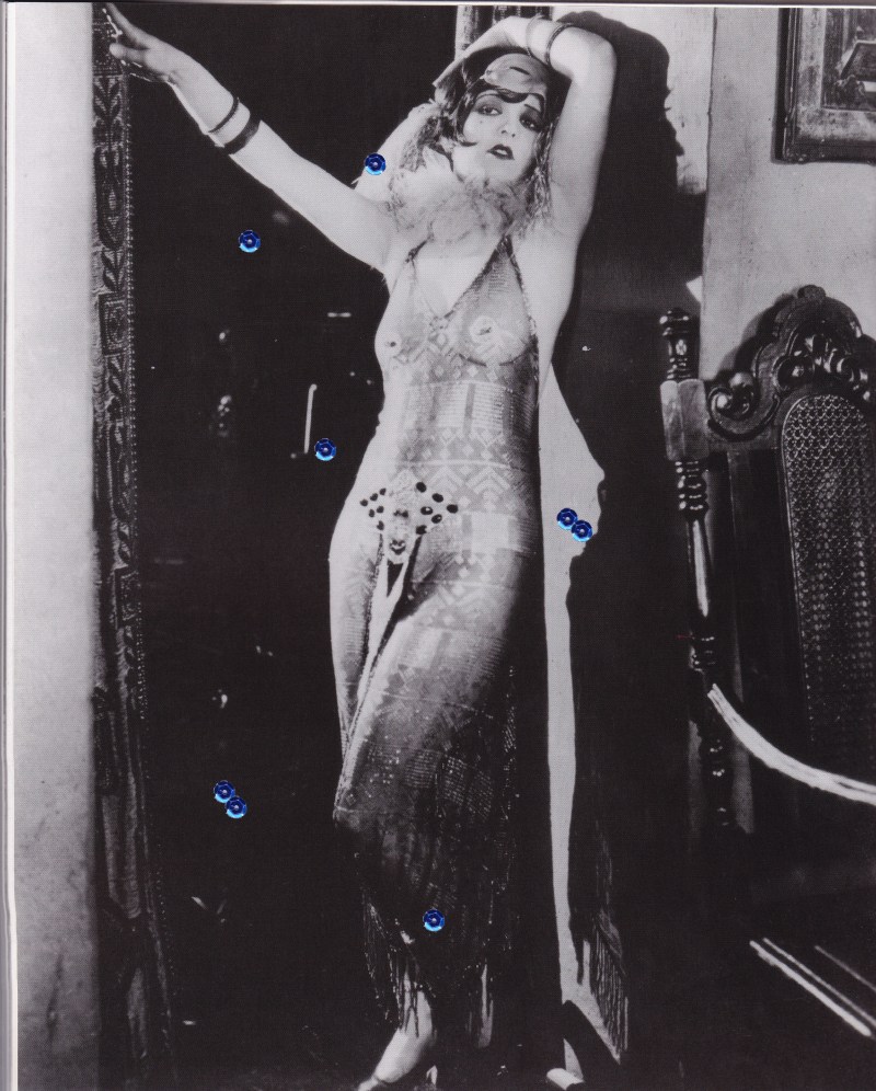 weimarclara copy Clara Bow, lace flapper dress, burlesque, My Lady of Whims