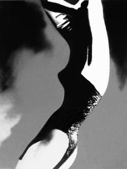 Lillian Bassman, Black basque, Lingerie