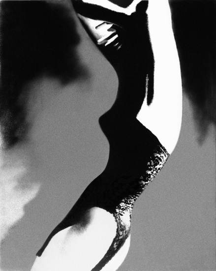 Lillian Bassman, Black basque, Lingerie
