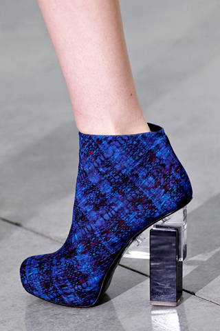 Perspex heeled boots, Erdem, Fall 2012