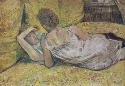 Toulouse Lautrec, Maison Close, Two ladies