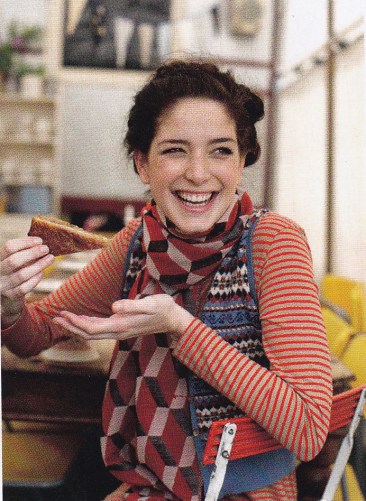 Country Living, Fairisle sleeveles cardigan, country cool