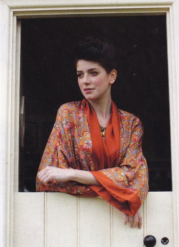 Country Living, Country Cool, Toast Antonia silk dressing gown