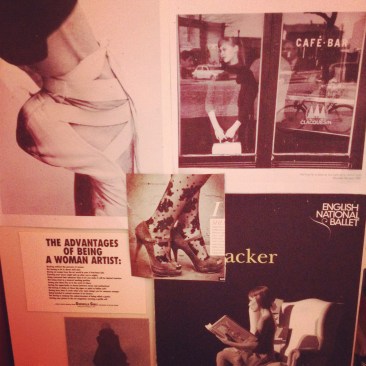 black and white wall collage, Carolyn Everitt, Igetakickoutofyou