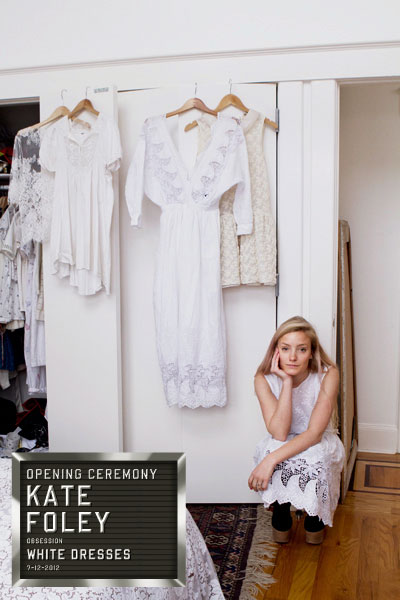 Kate Foley, White Dresses, Opening Ceremony