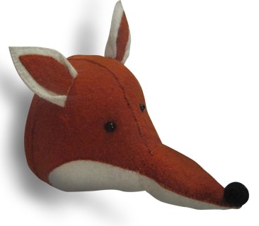 Fox head, taxidermy, bloomsbury store