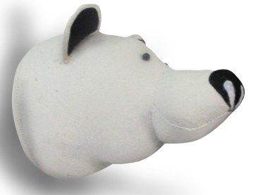 polar bear, taxidermy, felt head, bloomsbury store