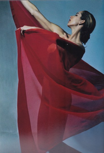 Decades by Cameron Silver, Red scarf by Clare McCardell