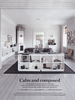 Suzanne Rutzou, winter whites, Elle Decoration