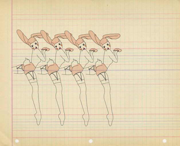 Natalie Krim Bunny Girls, Fashion Illustration