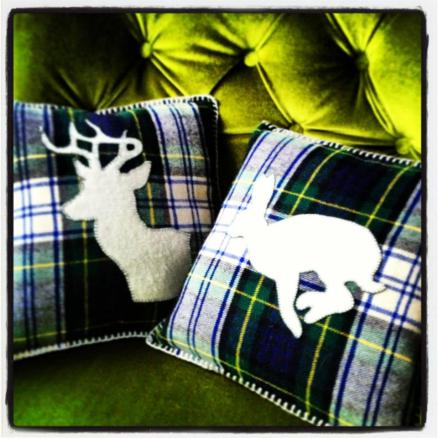 McKinley and Moth, cushions and purses, Country Living Fair