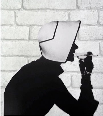 Irving Penn, white brick wallpaper, Koziel, Rockett st George