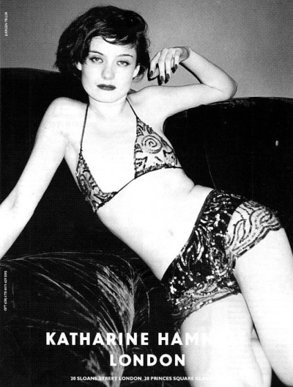 Katharine Hamnett, Iris Palmer, Juergen Teller