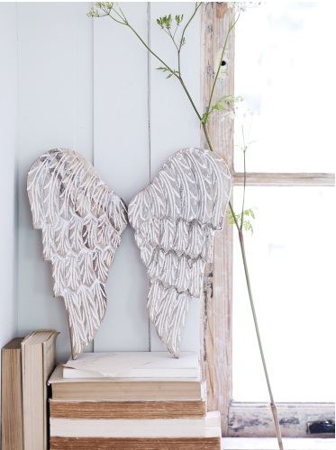 Cox and Cox carved angel wings