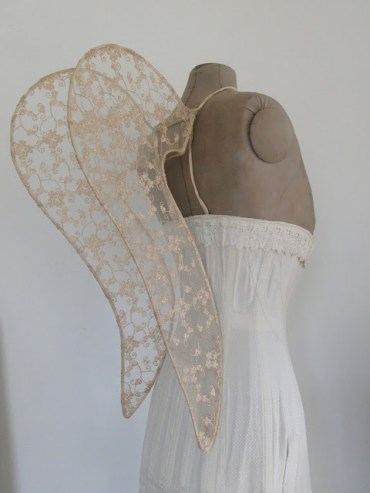 Gold sequin fairy wings, angel