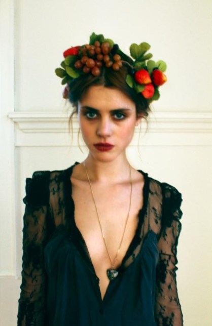festival headress, goth boho style