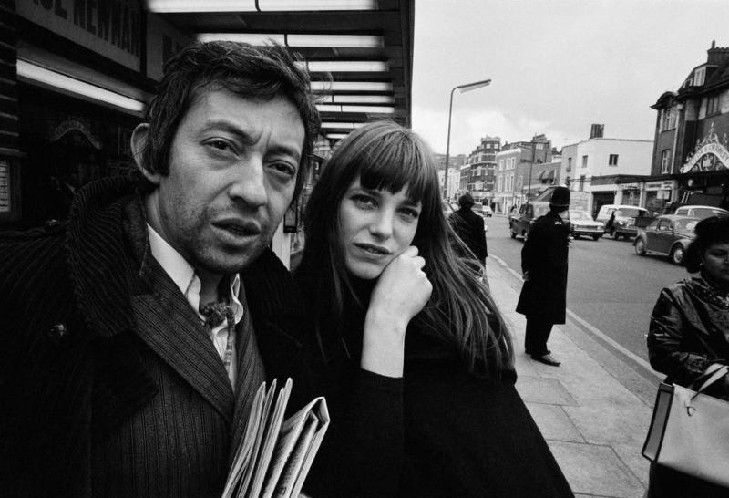 Serge Gainsbourg and Jane Birkin, Ian Berry, London 1970