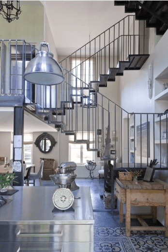 Ludvine Degas, Anne Catherine Scoffoni, Elle Decoration Country, industrial style, renovation, Bordeaux