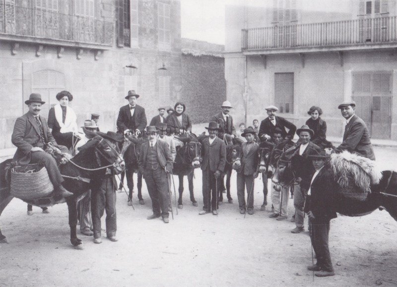 Turistes a Pollenca, 1914