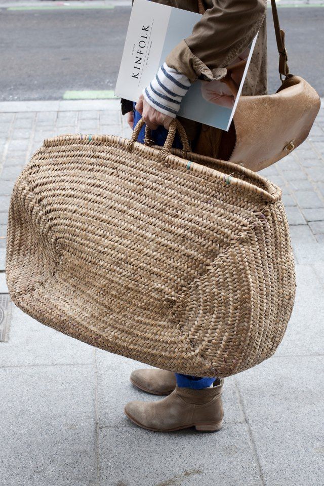 Kinfolk, wicker bag